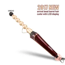 Для женщин Тыква трубки бигуди для волос керамика ролик Professional кудри инструменты укладки Электрический волос устройство для завивки с ЖК