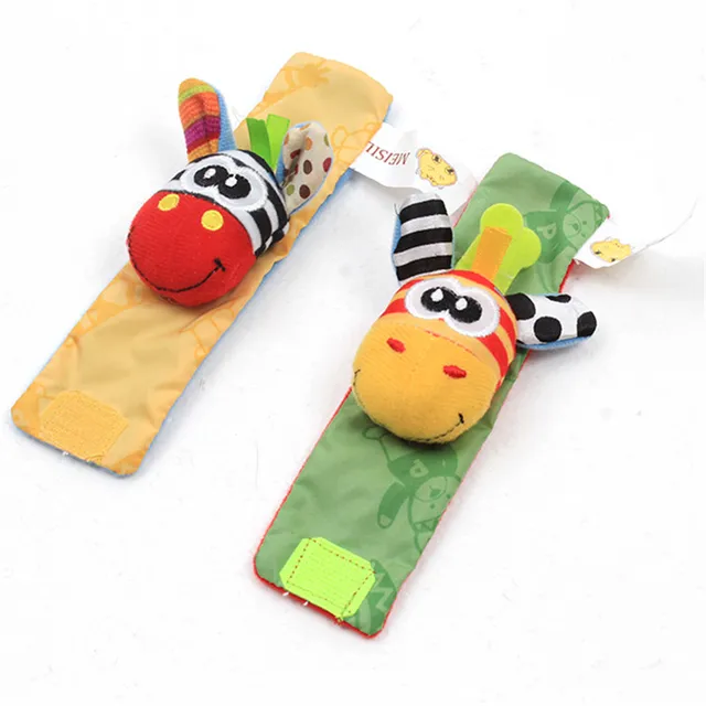 Hochets Chaussettes Jouets pour Bébé Jouets Montessori Éveil betantile  Animaux en Peluche Poignet Nouveau-Né Faire des Jeux Sonores 0 6 12 Mois -  AliExpress