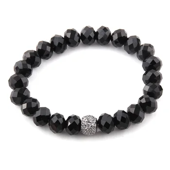 

New Energy Bracelets Made Fashion Beautiful Mix Color Glass Bracelet