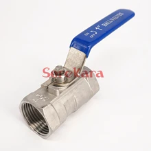 DN25 " BSP внутренняя резьба 304 Нержавеющая сталь(1 вещь) снижена запорный шаровой клапан воды масла воздушный дисплей 229 фунтов на квадратный дюйм