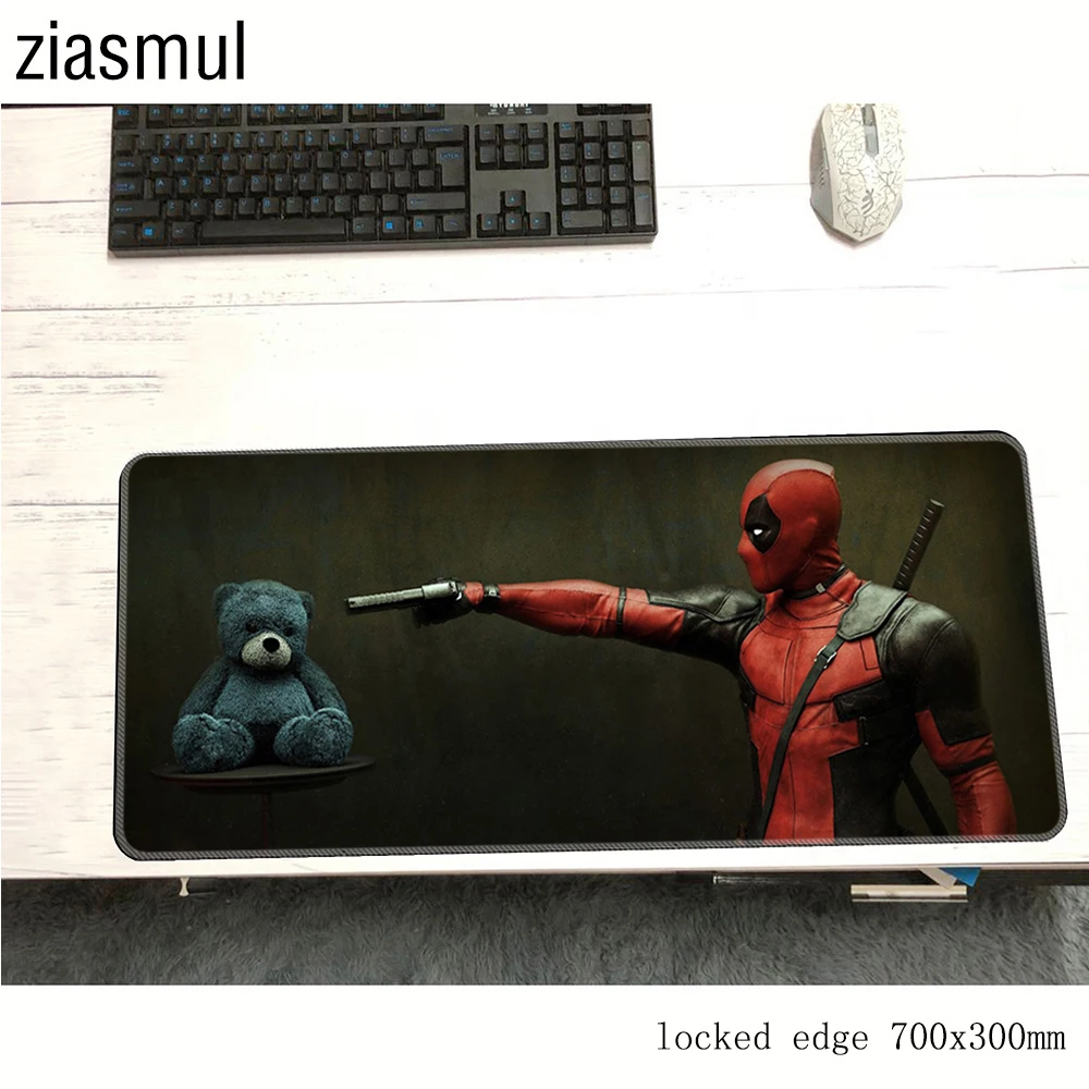 

Deadpool padmouse 700x300x2mm pad to mouse notbook computer mousepad New arrival gaming mouse pad gamer to laptop mouse mats
