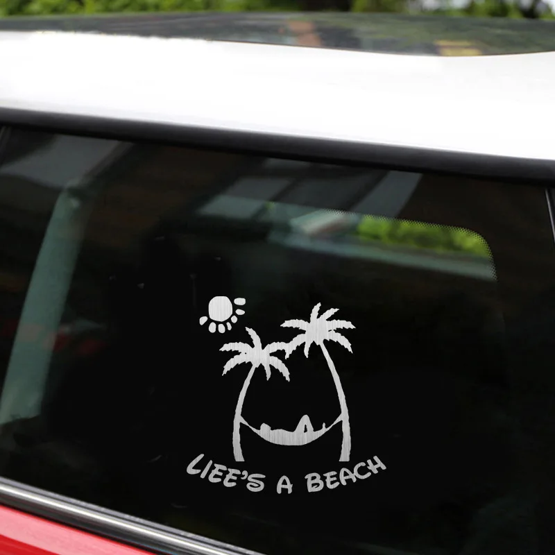 Rylyхорос Liee's A Beach Car Styling для автомобильных аксессуаров окна стены всего тела