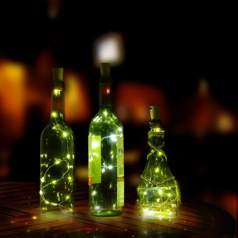 

2 m/6.5ft 20-LED Koperdraad String Licht Holiday lights Fairy Lamp Valentines Wedding Party Xmasc