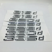 New Design 316d 318d 320d 325d 328d 330d 335d Car Emblem Rear Number Letter sticker for BMW 3 series E90 E46 E91 E92 E93 F30