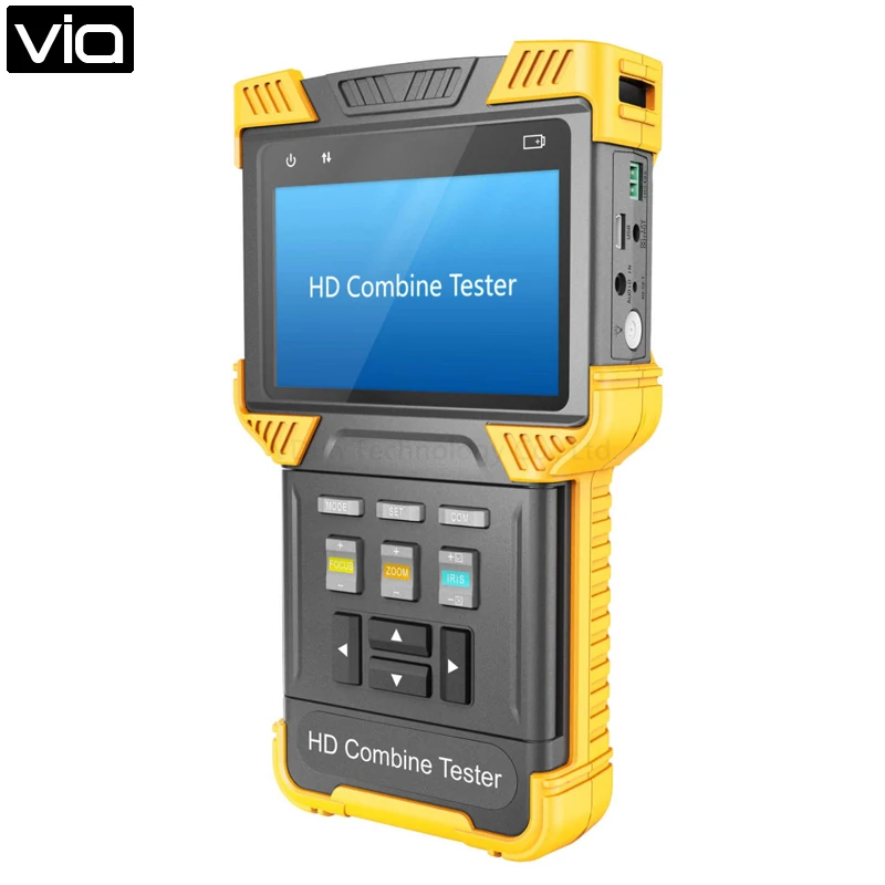 

DT-T62-CVI Direct Factory CCTV Tester AHD + IPC + TDR +POE+ Analog Camera Tester 4.0-inch Handheld Multi-function Security