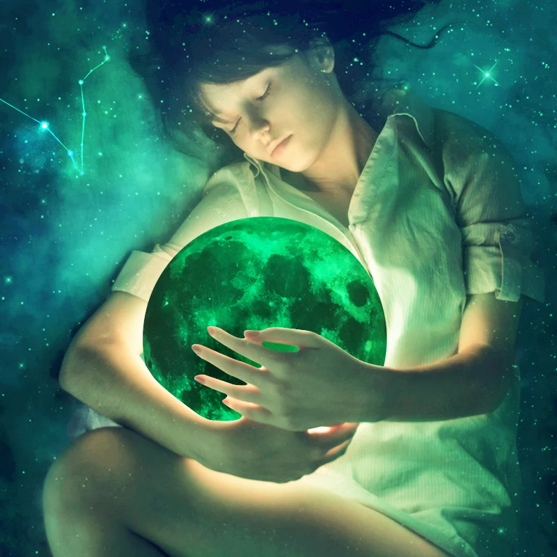 

30cm DIY 3D Wall Stickers for Kids Room Bedroom Glow In The Dark Wall Sticker Home Decor Living Room Luminous Moon Earth Cartoon