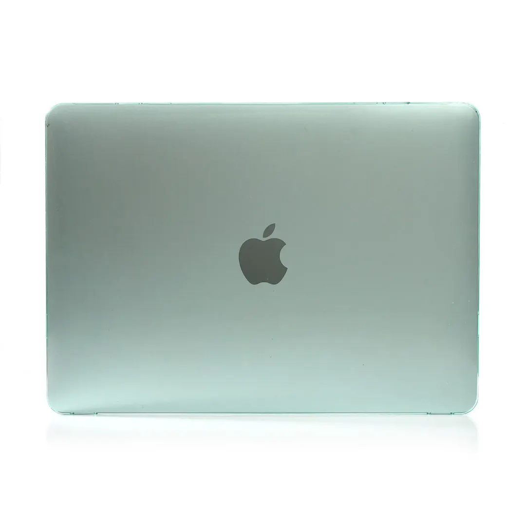 Crystal Green Кристальный Жесткий Чехол для ноутбука Macbook AIR 13 дюймов A1932 Сенсорная панель Pro 16 A2141 retina 12 15 дюймов Чехол A1369 A1707 A2159 - Цвет: Crystal Green