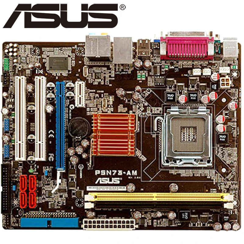 

Asus P5N73-AM Desktop Motherboard MCP73V Socket LGA 775 Q8200 Q8300 DDR2 4G u ATX UEFI BIOS Original Used Mainboard G41