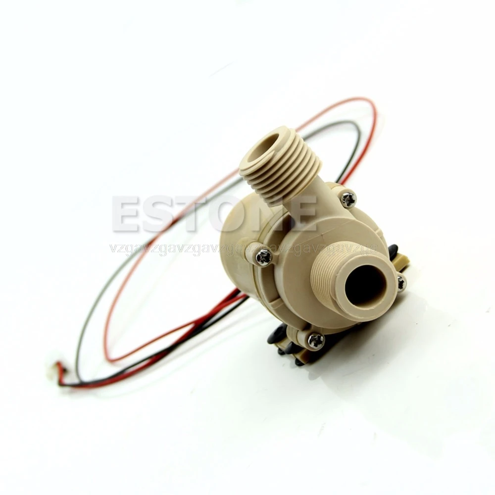 

New DC 12V Solar Hot Water Circulation Pump Brushless Motor Water Pump 3Meter