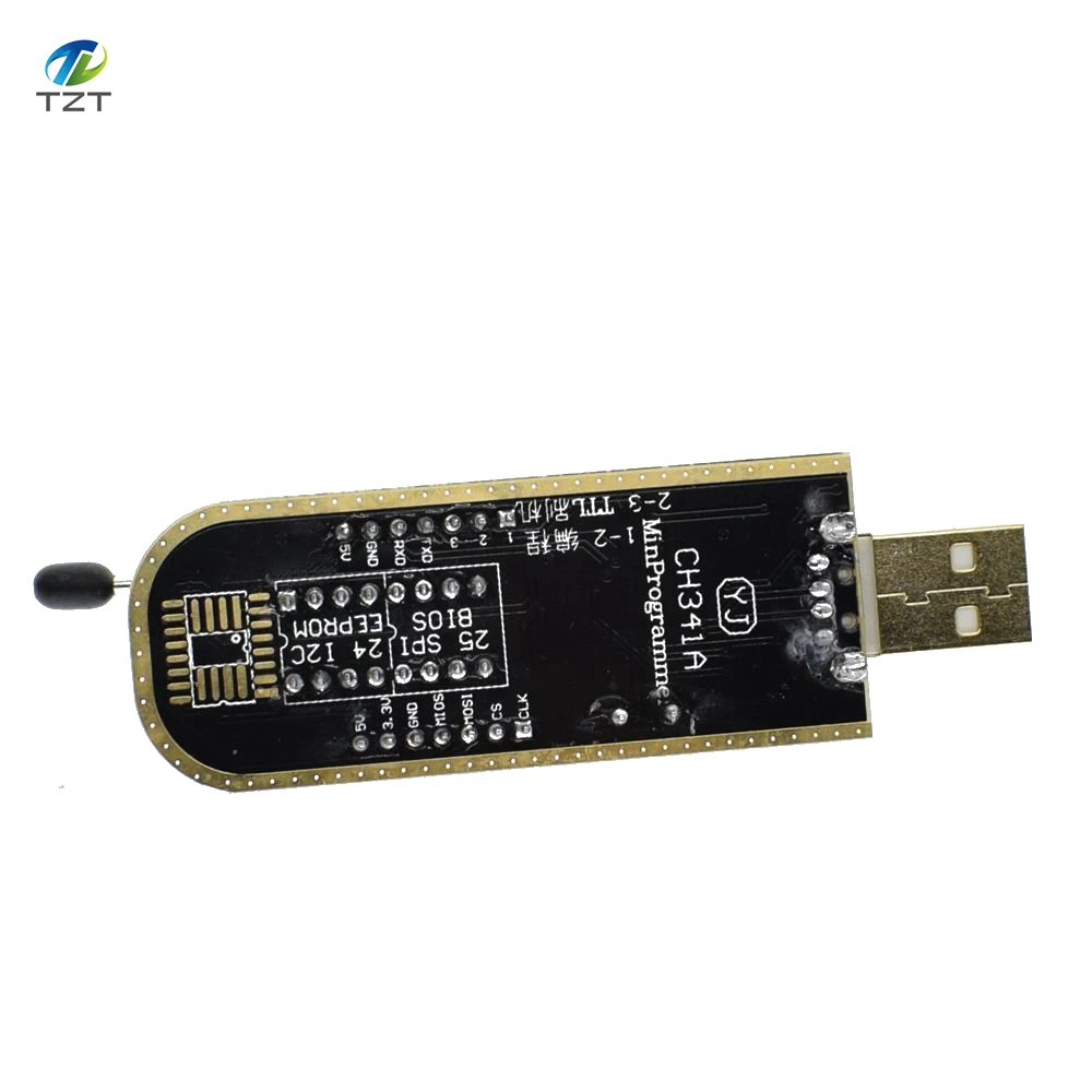 1pcs Smart Electronics CH340 CH340G CH341 CH341A 24 25 Series EEPROM Flash BIOS USB Programmer with Software& Driver