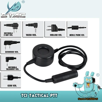 Z-Tactical Headphones PTT  For Softair Push-to-Talk Button Midland Motorolar Yaesu Gaming Headset PTT Accessories Z114