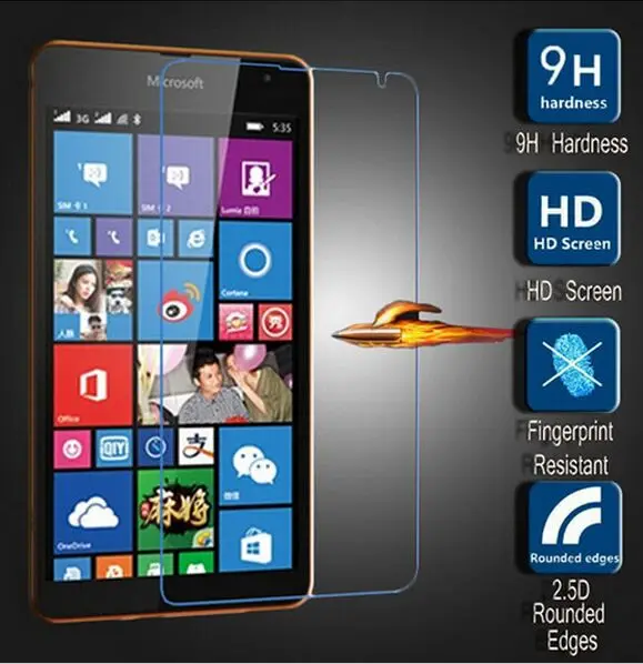 С уровнем твердости 9H закаленное Стекло для microsoft lumia 535 650 640 630 635 XL 640 950 XL 0,28 мм Экран протектор для Nokia 930 950 540X2 пленка