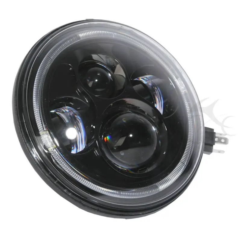 

TCMT Motorcycle 7'' Projector Daymaker LED Headlight Fit for Harley Davidson Touring Softail Dyna Jeep Wrangler