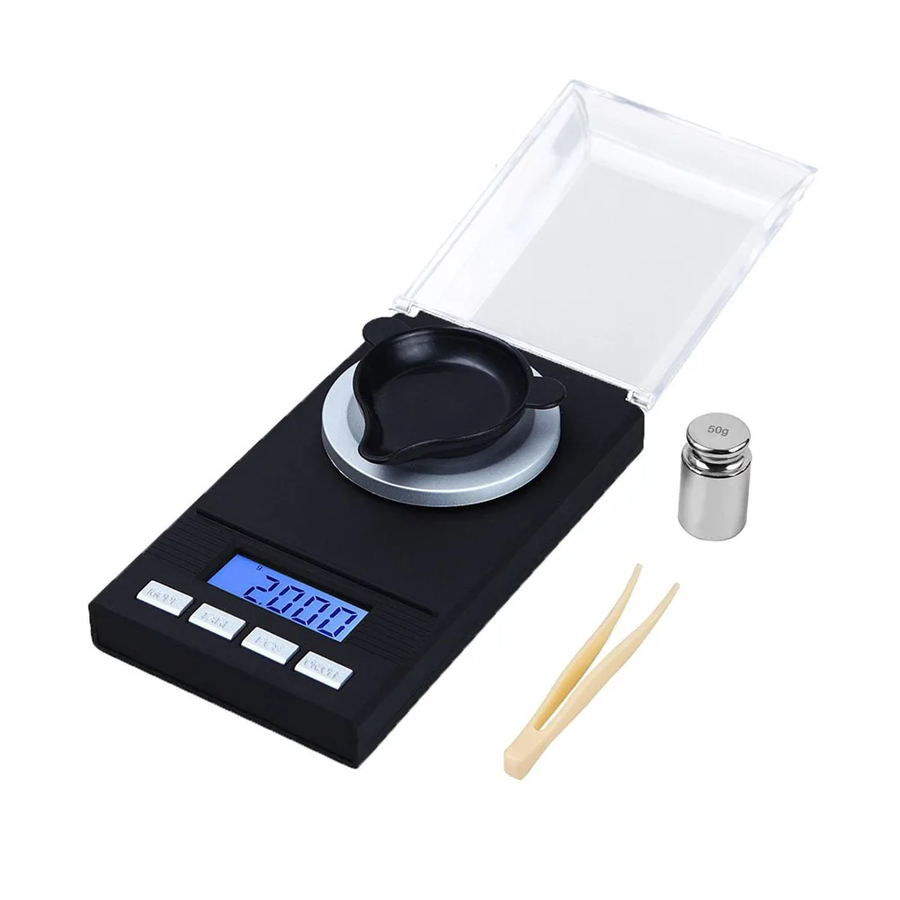 

Digital Milligram Scale 20/50/100g x 0.001g Reloading Jewelry Digital Weighing Scales Tool QJS Shop