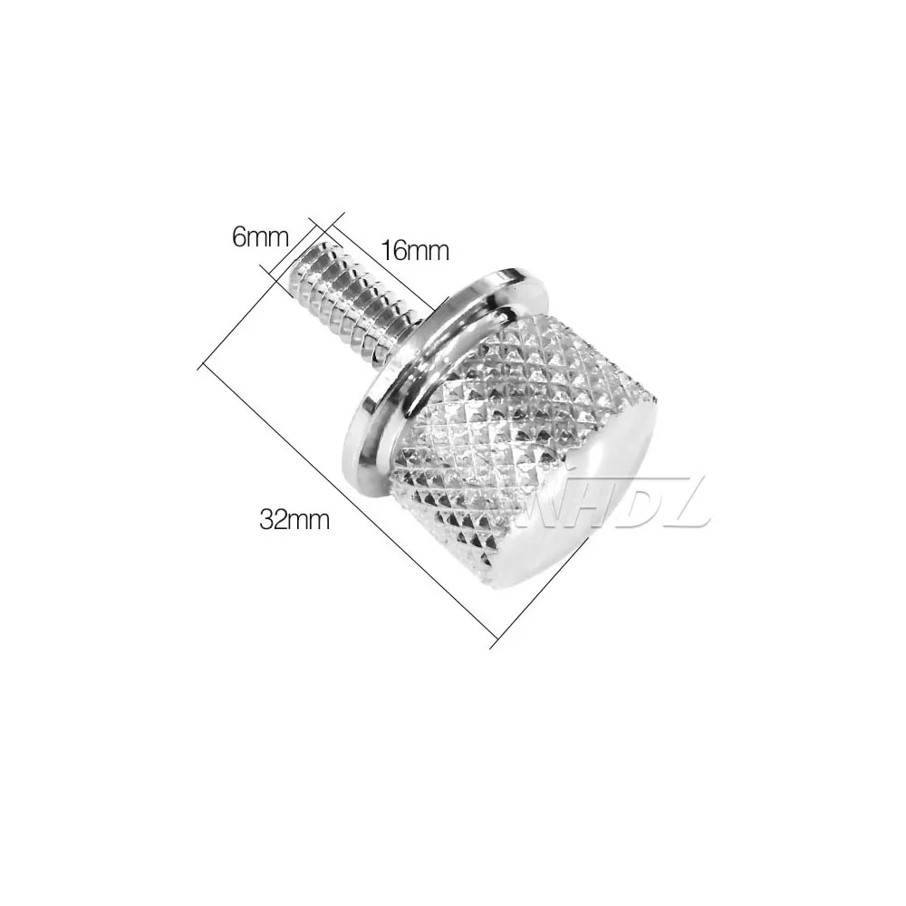 WHDZ Thread Black Billet Seat Quick Mount Bolt Screw Cap Aluminium Seat Screw For Harley Softail Sportster 1996-2015  (3)