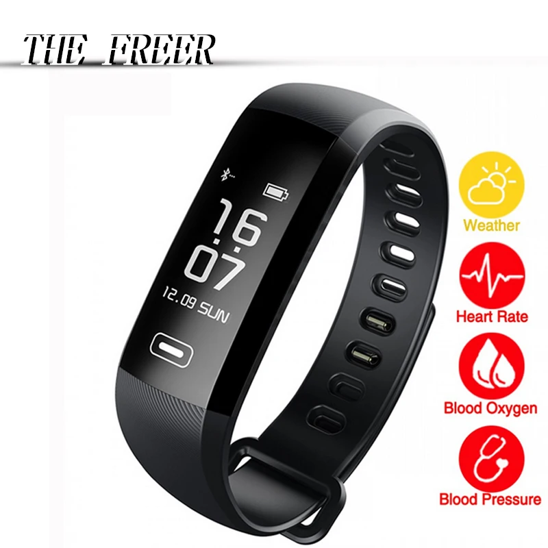 

Smart Wristwatches Electronic Bracelet Heart Blood Pressure Oxygen Oximeter Sport Watch Clock for iOS Android System Men & Women