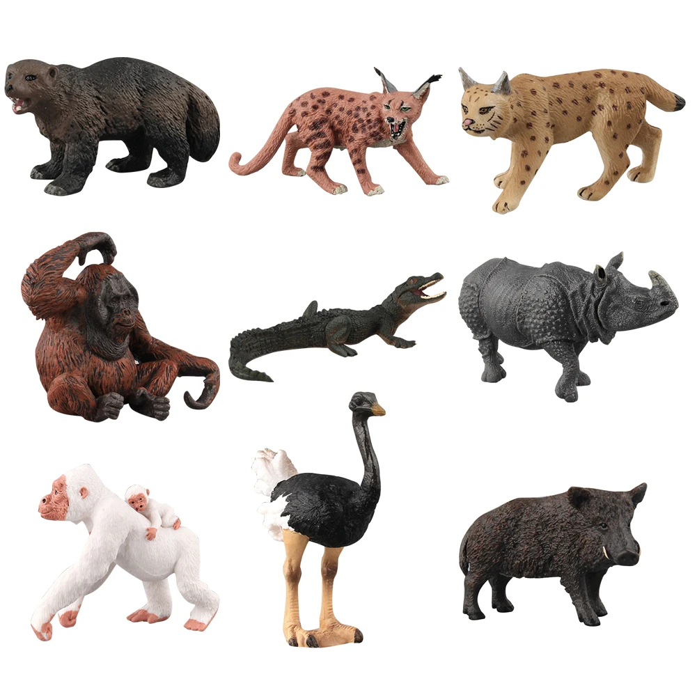 Educational Toys for children Wildlife Model Simulation Animal Shape Toys