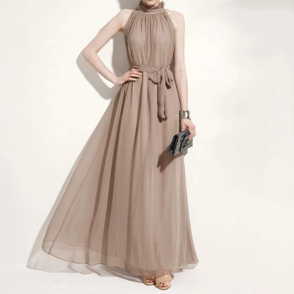 turtleneck long gown