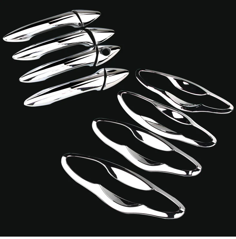 

FUNDUOO For Hyundai i30 2012 2013 2014 2015 2016 New Chrome Car Door Handle Cover + Cup Bowl Trim Sticker Free Shipping