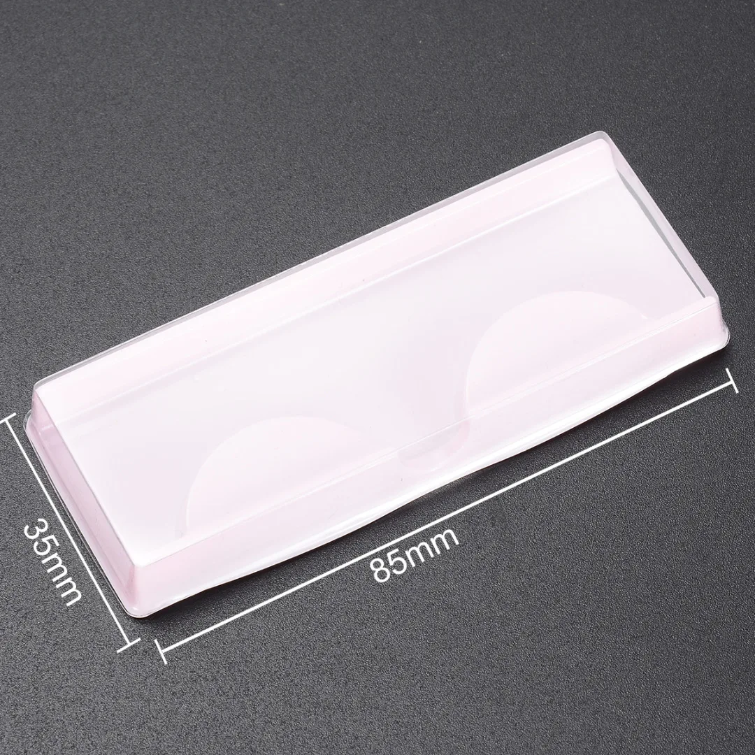 25pcs/50pcs Plastic False Eyelashes Empty Eyelashes Storage Cases Container Cosmetic for Fake Lashes