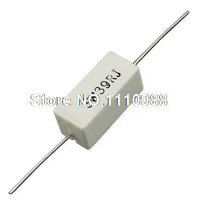 

10x 39 R Ohm 5% 5W Watt Ceramic Cement Power Resistors