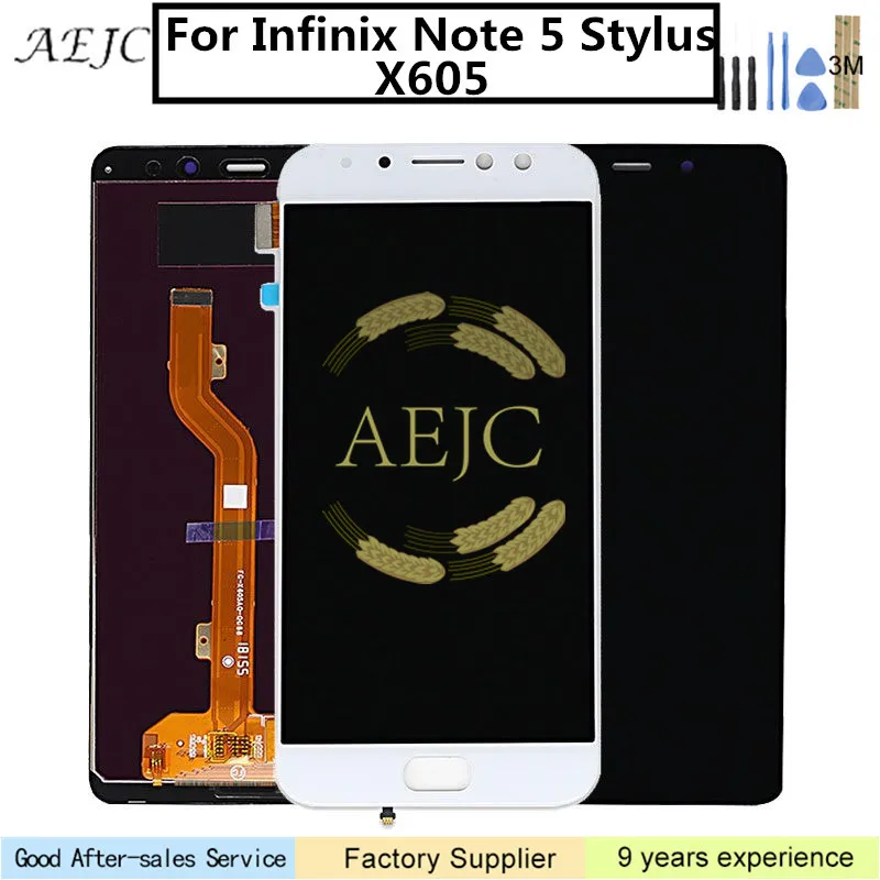 

6 inch For Infinix Note 5 Stylus X605 LCD Replace For Infinix X605 Display Touch Digitizer Screen Assembly 100% Tested with Tool