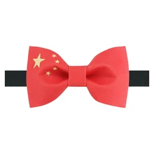 Новые модные мужские Мужские Оригинальные ручной работы галстук бабочка с принтом банкетные вечерние платья жениха уникальный Национальный флаг