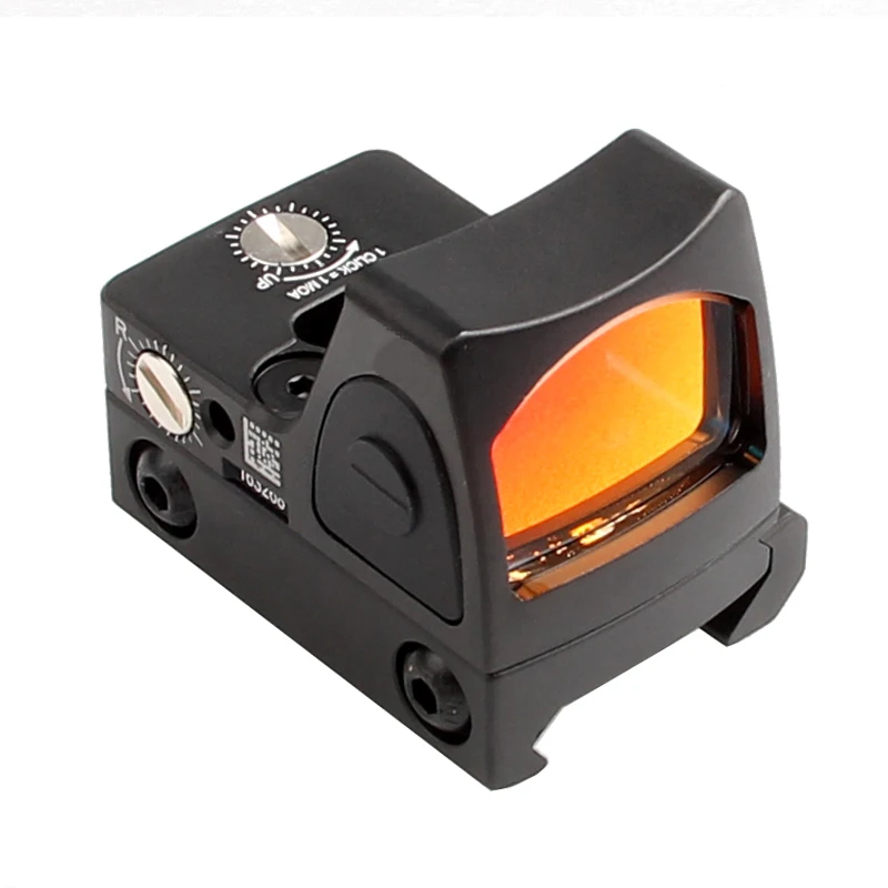 Регулируемый RMR Reflex Red Dot Sight 3,25 MOA прицел для Glock Охота страйкбол Fit 20 мм Pictinny Rail с кнопкой вкл/выкл маркировки