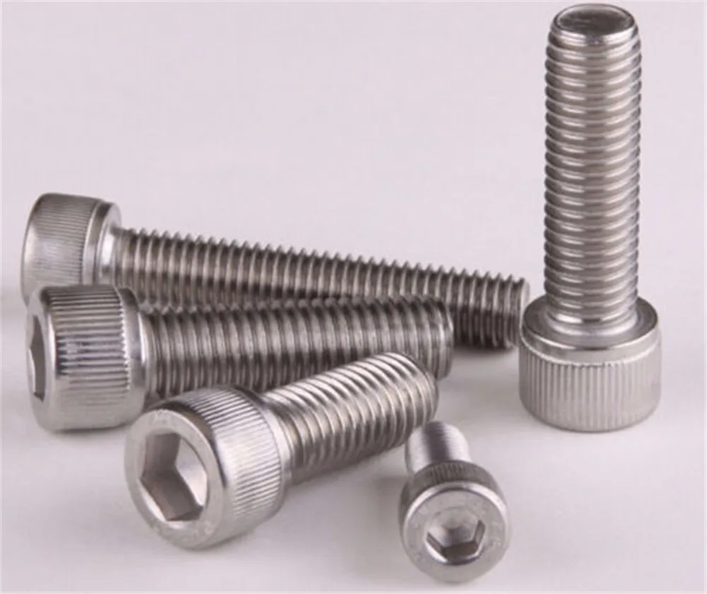 200PCS M2 Stainless Steel Cylinder Head Hex Socket Screw Cup Head Bolt