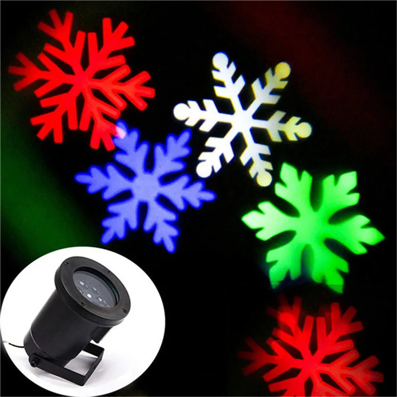 

Snowflake Led projector lamp Plug-in Chrismas light Waterproof decorative Spotlight for Holiday,Wedding,Party AC100-240V