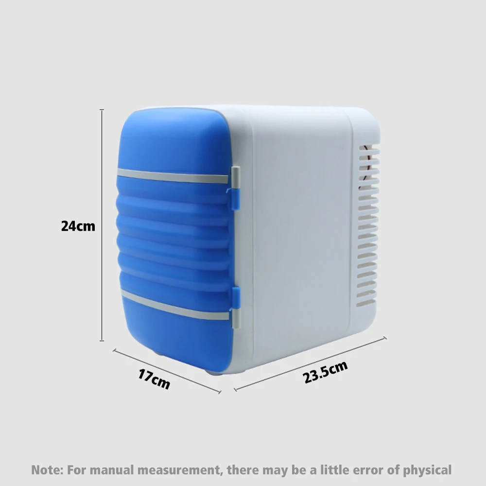 4L мини портативный холодильник 2 в 1 охладитель теплый холодильник для автомобиля домашнего офиса, белый
