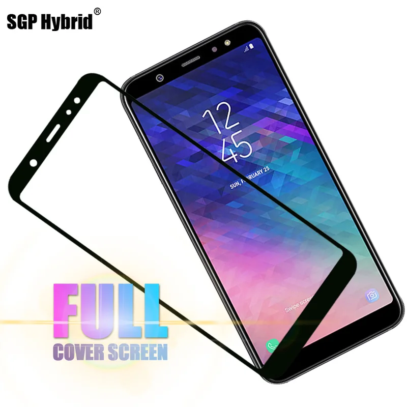 A6 2018 полное покрытие для samsung Galaxy A 6 plus Защитное стекло J6 A6plus J600F защитная пленка |