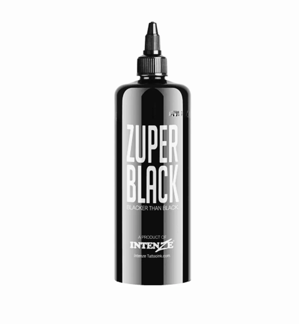 

Tattoo large bottle ZUPER BLACK Tattoo Ink pigment 12oz (360ml) For Tattoo Supplies