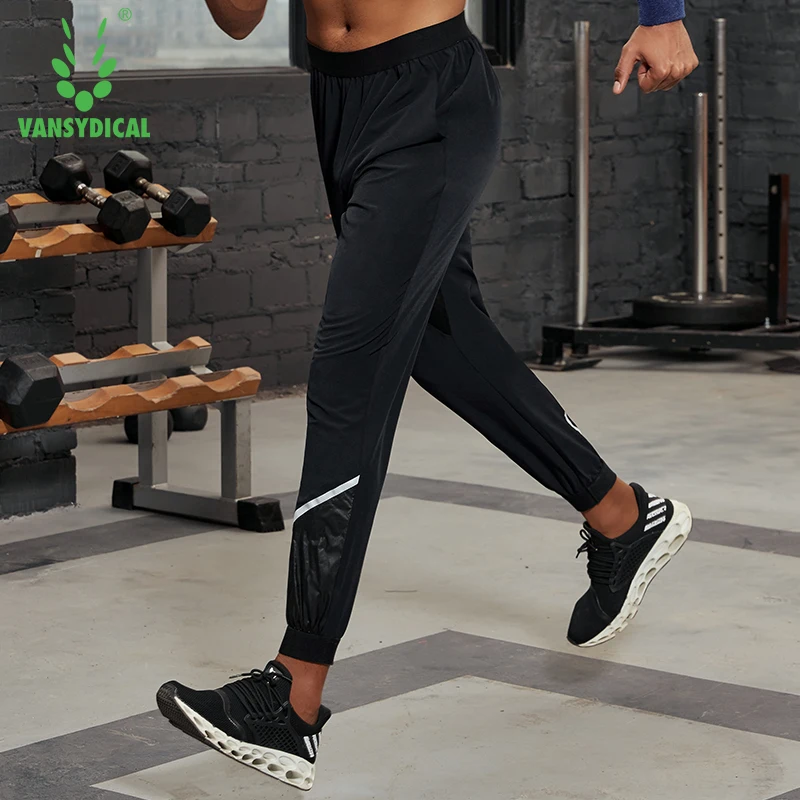 Breathable Sport Pants Mens Running With Zipper Pocket Training Trousers Joggings Pant Fitness For Men | Мужская одежда