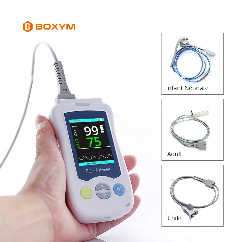 

Medical Handheld Pulse Oximetro blood oxygen Heart Rate Monitor Adult Children Newborns Oximetro De Dedo health care