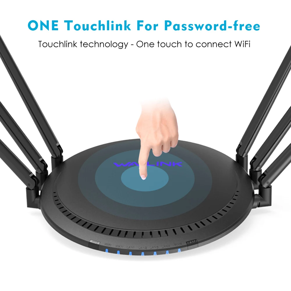 Wi Fi роутер Wavlink AC2100 MU MIMO двухдиапазонный 5 ГГц/1733 Мбит/с + 2 4 ГГц/300