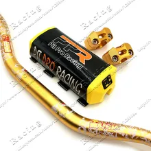 1-1/" 28,5 мм руль с Pit PRO Racing защитная подушка на руль жир бар для мотоцикл для бездорожья и мотокросса накладка на руль алюминий