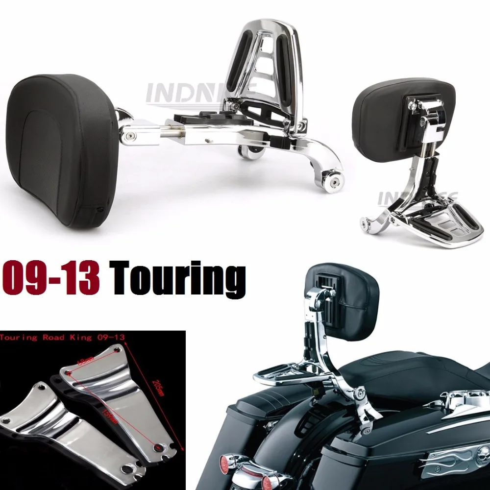 Adjustable Driver Passenger Backrest For Harley 09-13 Electra Glide Standards, Road Glides, Road Kings & Street Glides (except F Adjustable Driver Passenger Backrest For Harley 09-13 Electra Glide Standards, Road Glides, Road Kings & Street Glides (except F