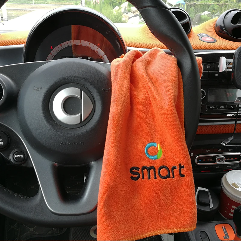 Полотенце из микрофибры для мытья автомобиля Smart Fortwo Forfour 453 451 450 City Coupe Roadster Cabrio