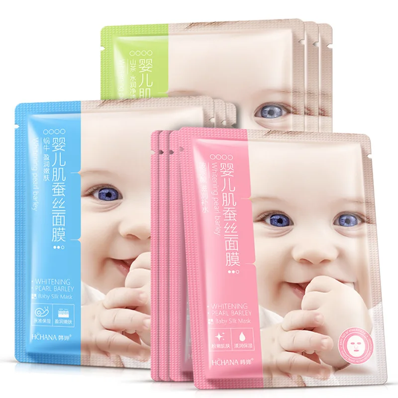 

2018 Horec Hyaluronic Acid Moisturizing Whitening Moisturizing Oil Control Nourish Baby Muscle Silk Stealth Mask Pack