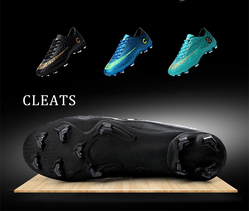 HUMTTO Soccer Shoes Men Outdoor Superfly Football Sport Shoes Male Professional Cleats Anti-skid Athletic Soccer Sneakers Kids