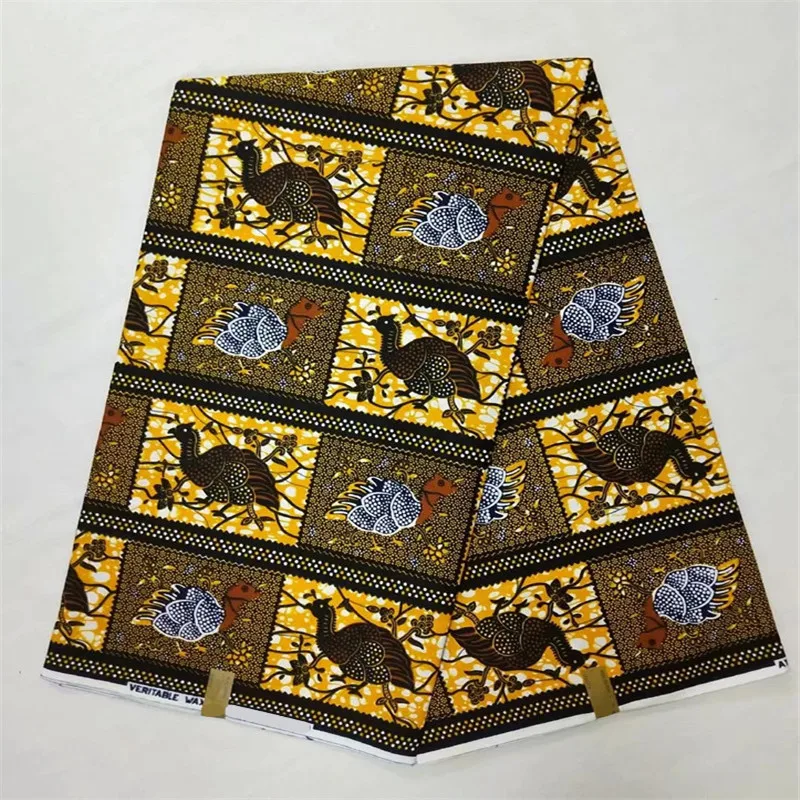 

Excellent design veritable dutch real Hollandai' wax ,African printed fabric 100% cotton high quality NA052719