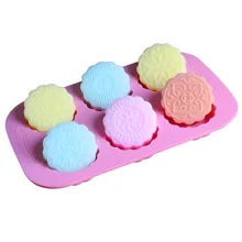 Silica Gel Cake Mold Mooncake Round Cake Biscuit Chocoloate Molds Handmade Soap Making Silicone Mould Silica Gel Cake Mold Mooncake Round Cake Biscuit Chocoloate Molds Handmade Soap Making Silicone Mould