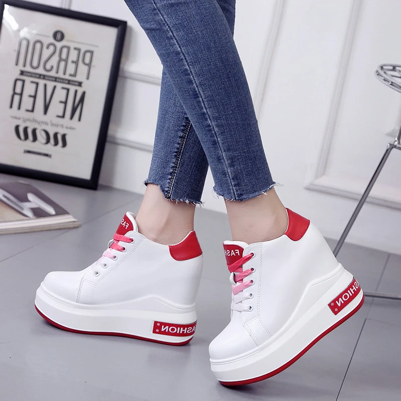 

Leisure Women Shoes Height Increasing Thick Bottom Wedge Casual Travel Shoes Thick Bottom Platform Walking Single Shoes Woman