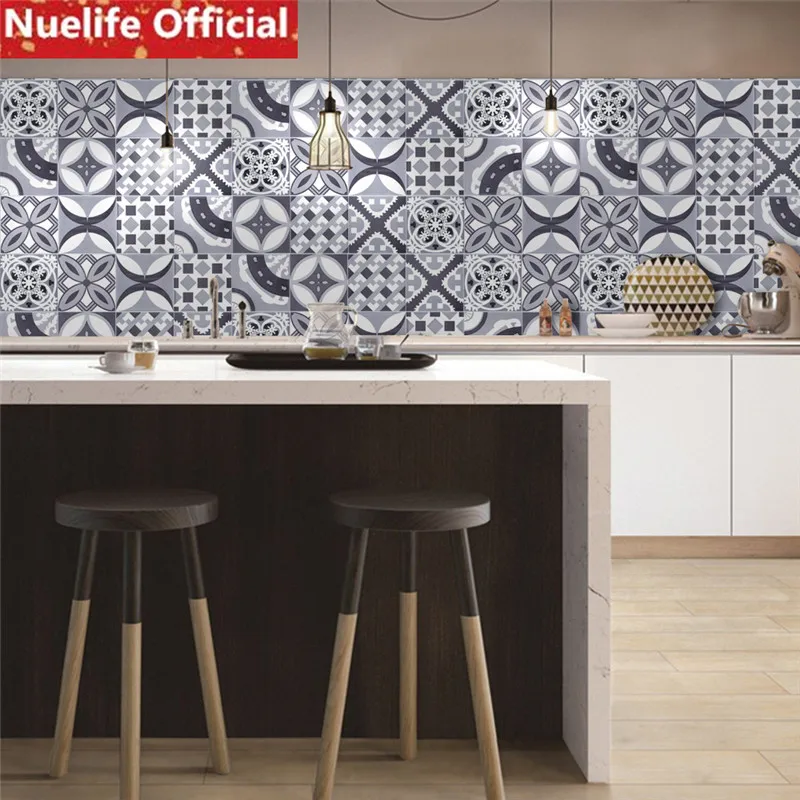 20x100cm geometric pattern tile wall stickers bathroom kitchen living