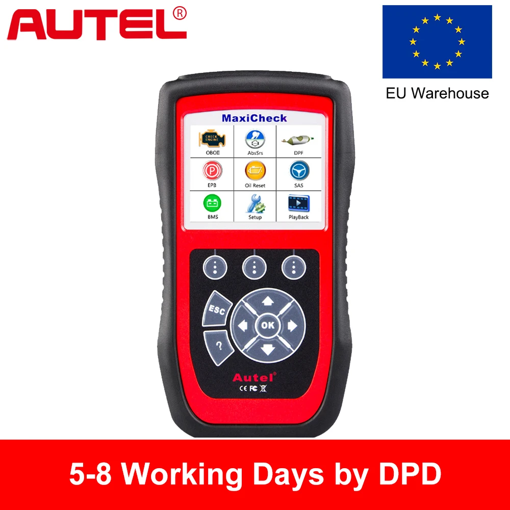 Новый автомобильный диагностический сканер Autel MaxiCheck Pro OBD2 инструмент EPB ABS SRS SAS DPF