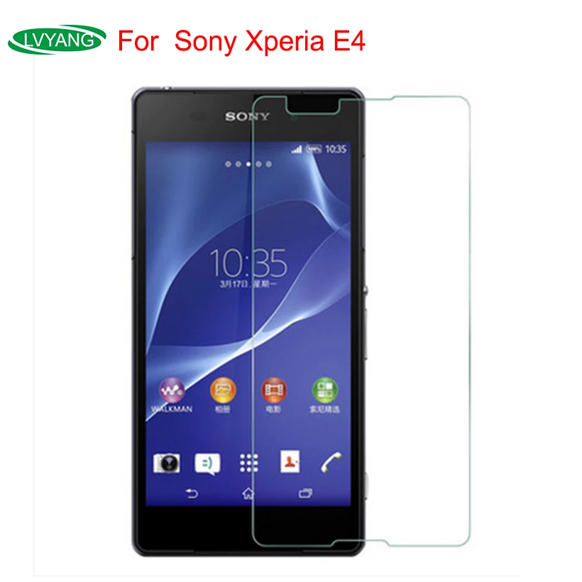 2.5D 0 26 мм 9H Премиум Закаленное стекло для Sony Xperia E4 E2104 E2105 E2114 E2115 защитная пленка |