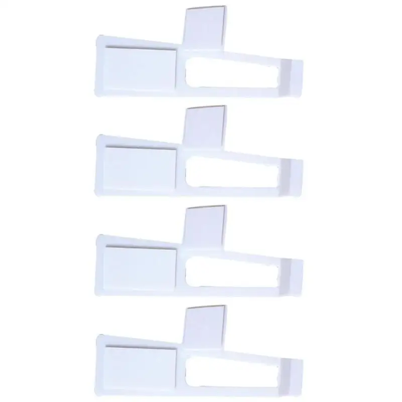 4pcs Детские замки для защитного шкафа, ремни, пластиковые детские ящики, холодильник, двери, замки, Детские ручные анти-ловушки, оборудование для защиты - Цвет: 4pcs