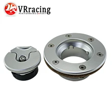 VR ГОНКИ-Aluminum Billet Fuel Cell/Топлива Расширительного Бачка Скрытого Монтажа 6 болт Отполированное Зеркало Открытие ID 35.5 мм VR-SLYXG01