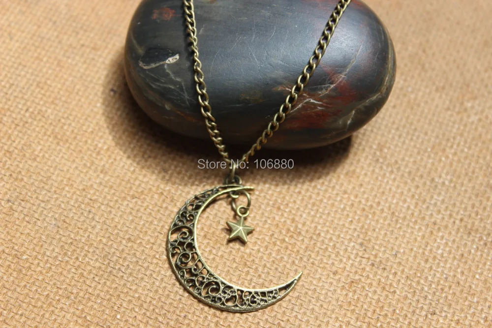 wholesale Sell Crescent Moon Necklace,Mooning Star Necklace,Charm Necklace,Nature Inspired Jewelry|jewelry necklace tree|necklace whitejewelry stand for necklaces - AliExpress